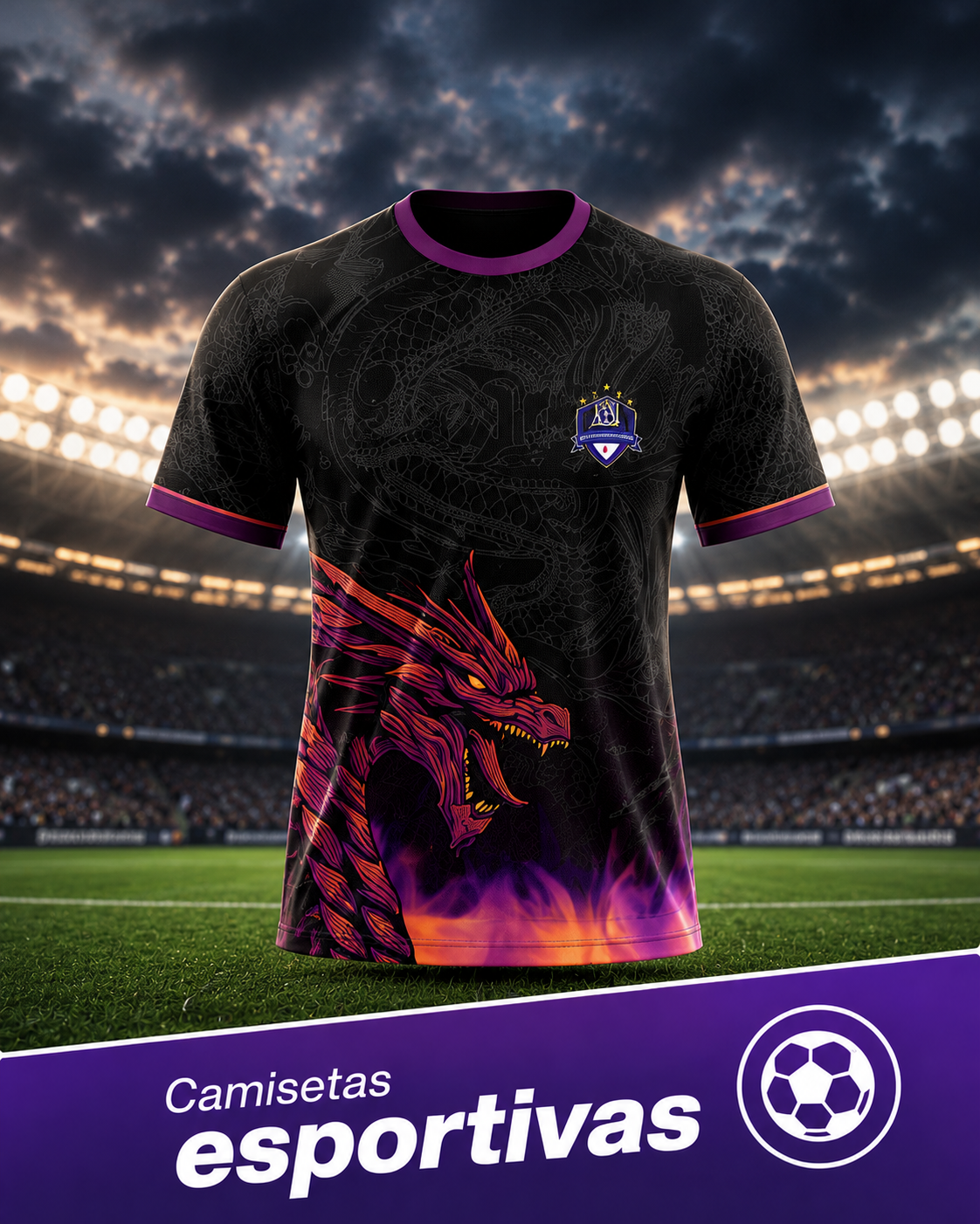 Camisetas esportivas