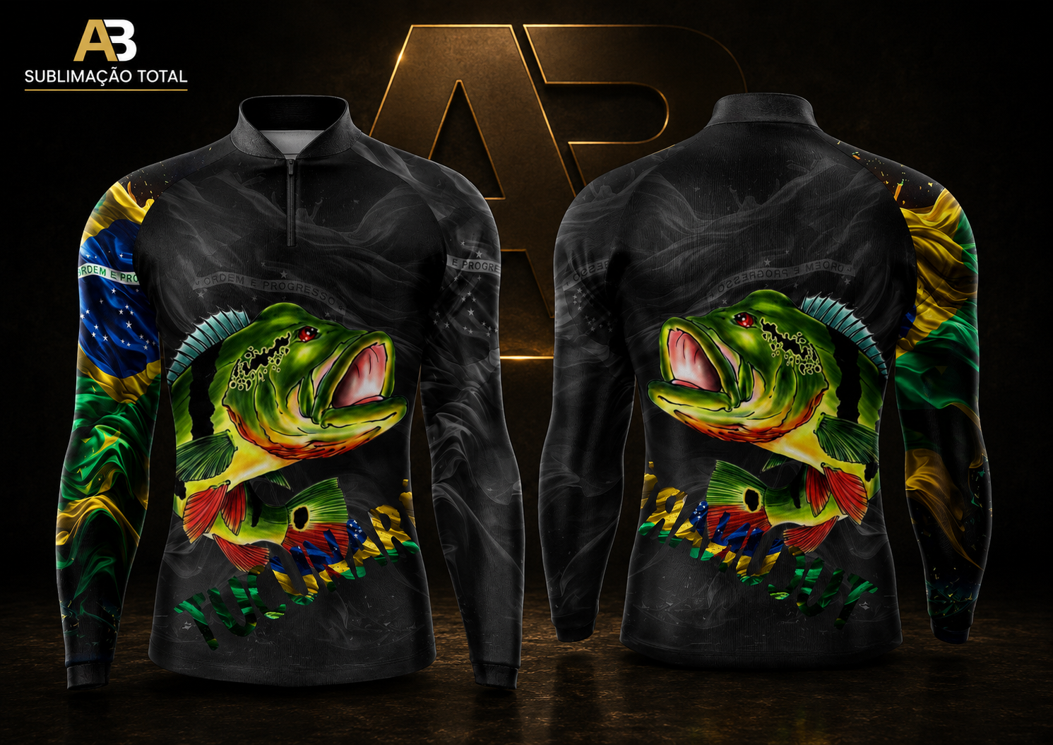 Camiseta Raglan Gola Padre com Zíper