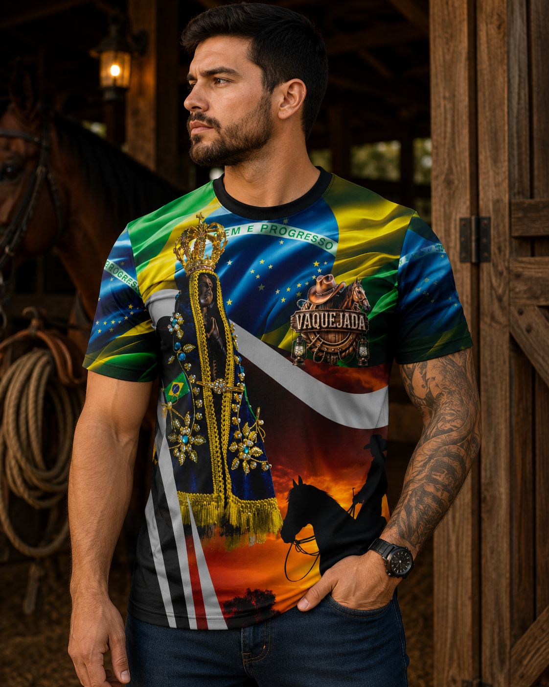 Camiseta Gola Redonda