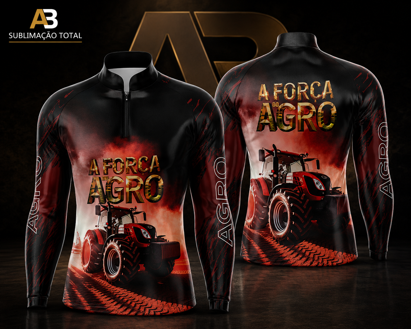Camiseta Raglan Gola Padre com Zíper