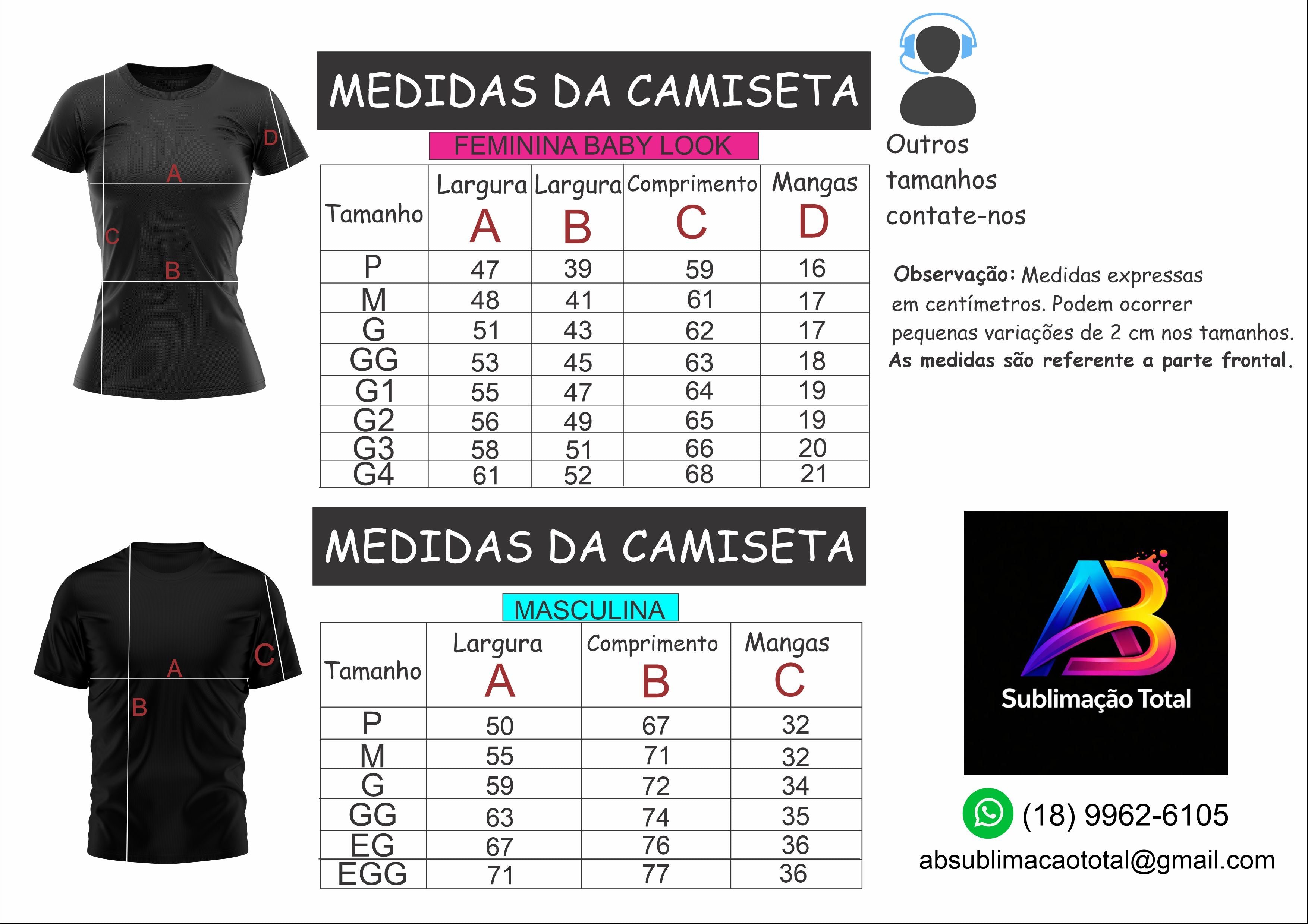 Camiseta Gola Redonda
